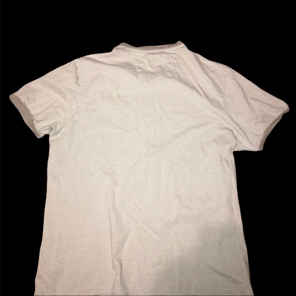 BANANA REPUBLIC GREY STRIPED T-SHIRT - Picture 2 of 3